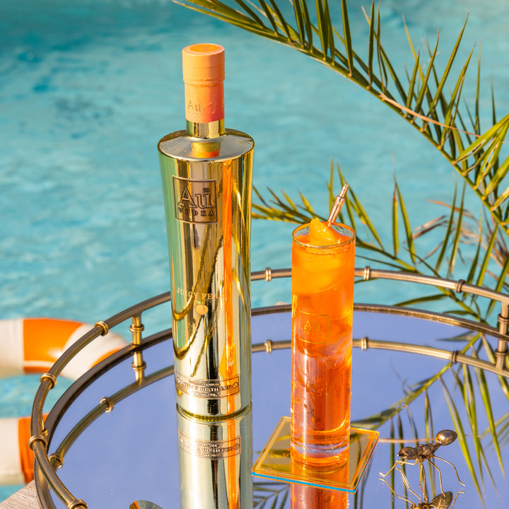 Au Vodka Any 70cl & Highrise Glass