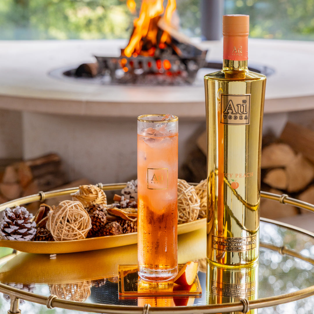 Au Vodka Any 70cl & Highrise Glass