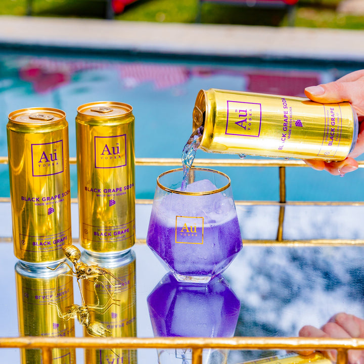 Au Vodka Black Grape Pre-Mixed Cans - 12 Pack