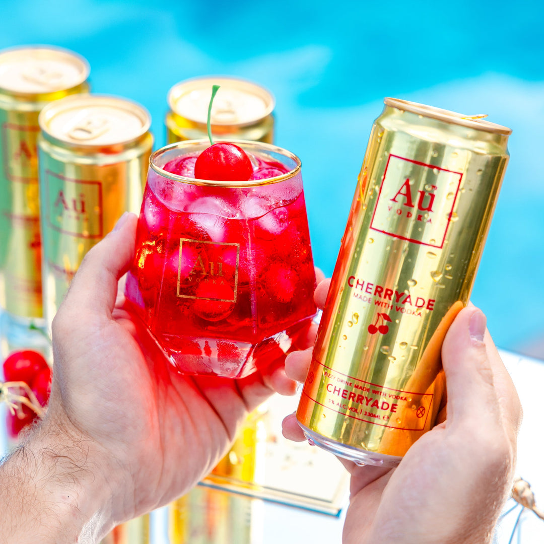 Au Vodka Cherryade Pre-Mixed Cans - 12 Pack