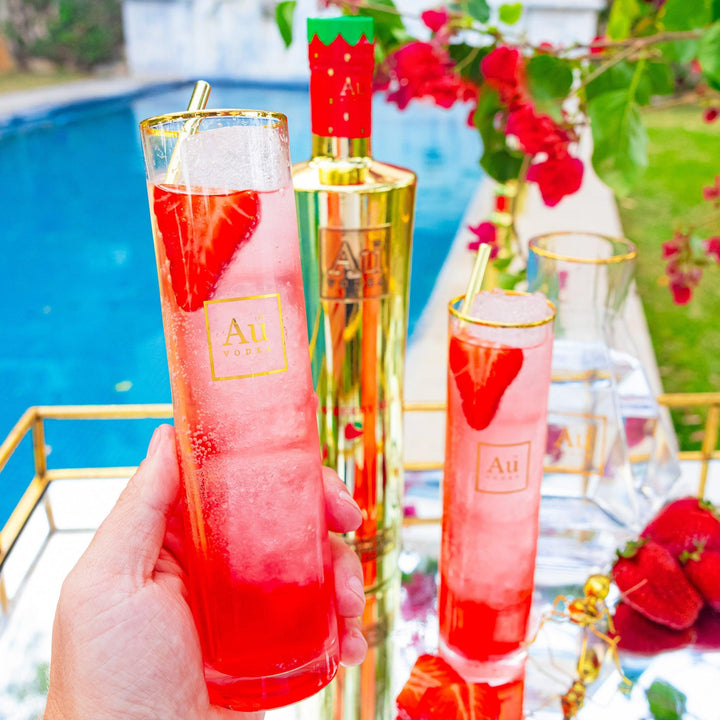 Au Highrise Glass - Au Vodka