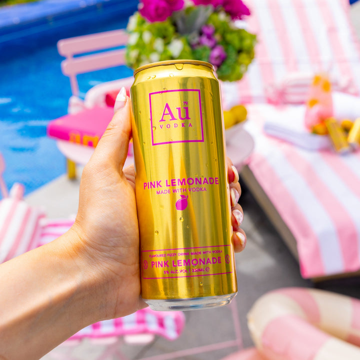 Au Vodka Pink Lemonade Pre-Mixed Cans - 12 Pack