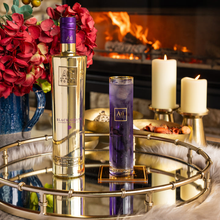 Au Vodka Any 70cl & Highrise Glass