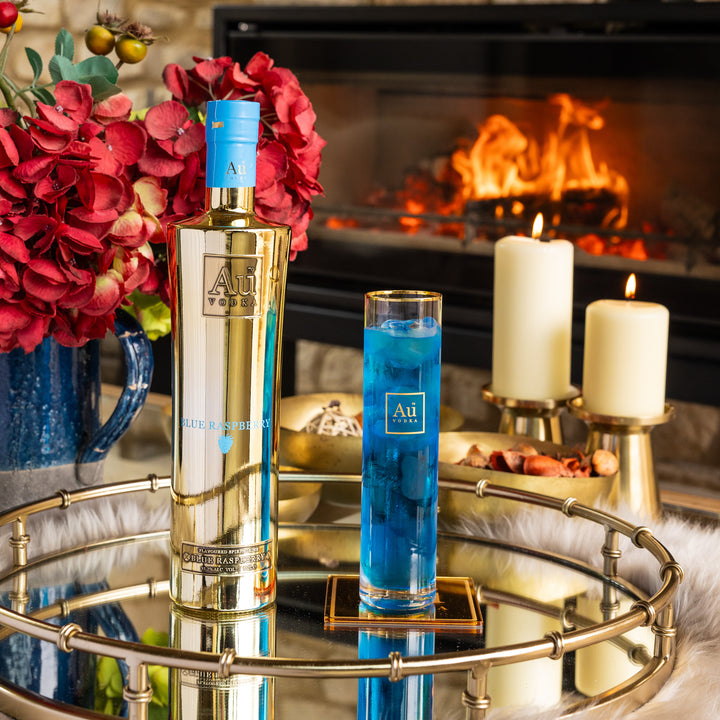 Au Vodka Any 70cl & Highrise Glass