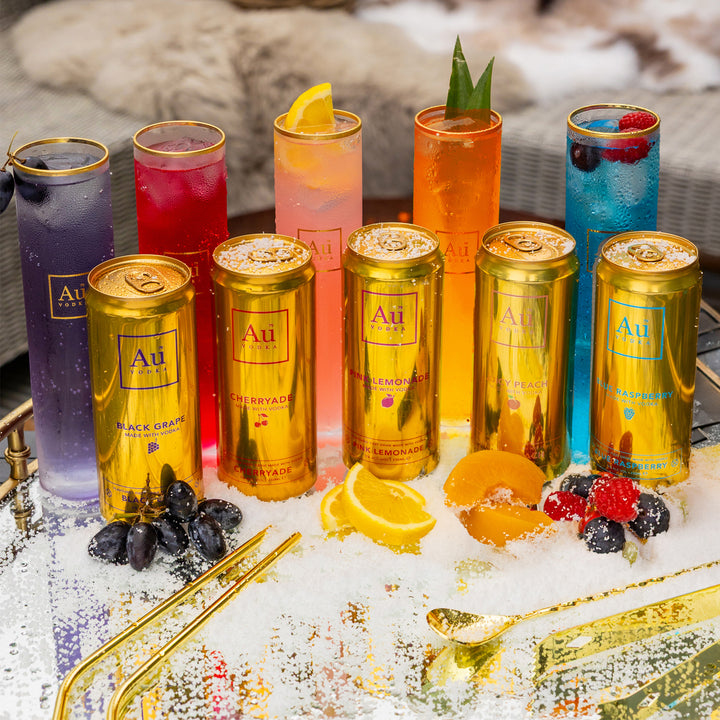 Au Vodka Full Pre Mixed Can Collection - 60 Pack